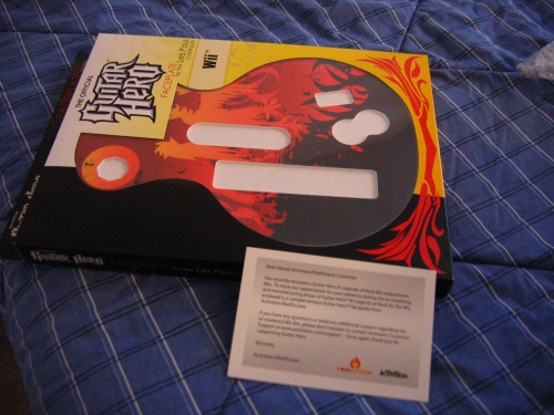 Guitar Hero 3 Wii faceplate